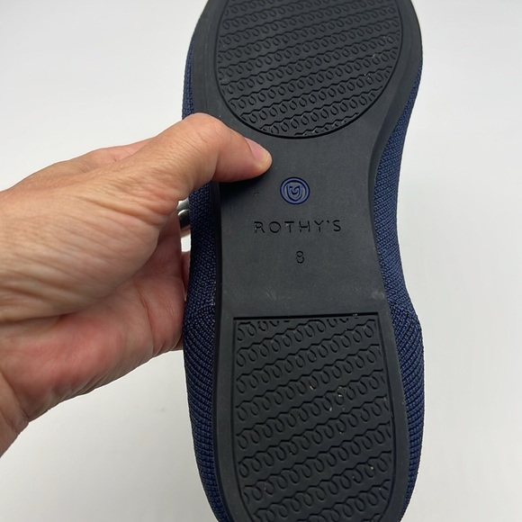 Rothy's - The Loafer Navy Round Toe Lightweight Slip On Flat Loafer Size 8 - Picture 9 of 16